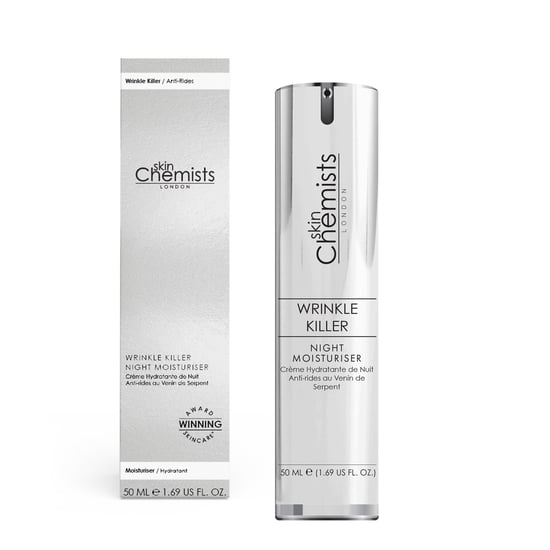 skinChemists Wrinkle Killer Anti-Ageing Night Moisturiser & Facial Serum for Loss of Firmness, Fine Lines, Wrinkles - Image 2