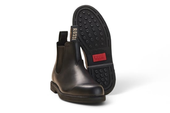 Rossi 607 Booma Black Leather Chelsea Boots - Image 4