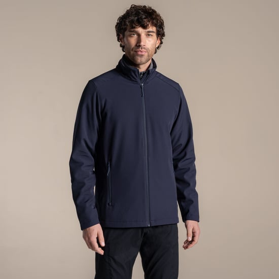 Craghoppers Mens Expert Basecamp II Soft Shell Jacket (Dark Navy) - Image 1
