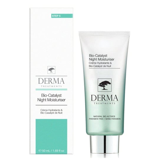 Derma Treatments Anti-Ageing Bio-Catalyst Night Moisturiser 50ml for Loss of Firmness, Fine Lines, Wrinkles - Image 1