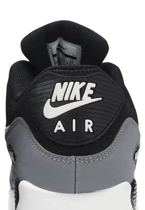 Men's Nike Air Max 90 Casual Shoes in Black/Cool Grey - Image 3