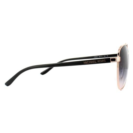 Michael Kors Aviator Womens Rose Gold Brown Gradient Sunglasses - Image 4