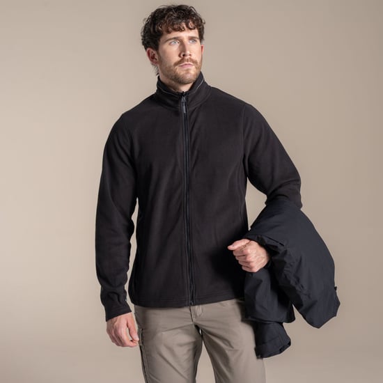 Craghoppers Mens 3 in 1 Waterproof Jacket (Black) - Image 1