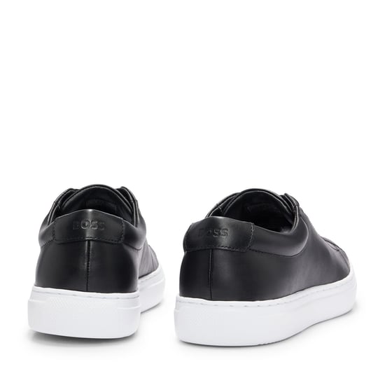 Men's Boss Enlight Tennis Trainers in Black - Image 4