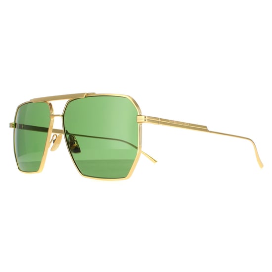 Bottega Veneta Square Dames Gold Green BV1012S - Image 2