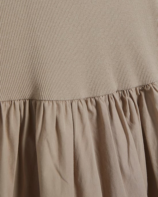 River Island Womens Maxi Dress Beige Sleeveless Round Neck - Image 5