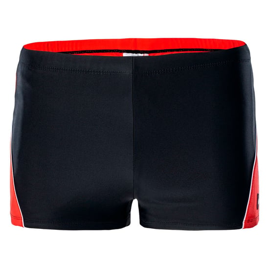 Aquawave Heren Helder Zwemshort (Zwart/Vuurrood) - Image 1