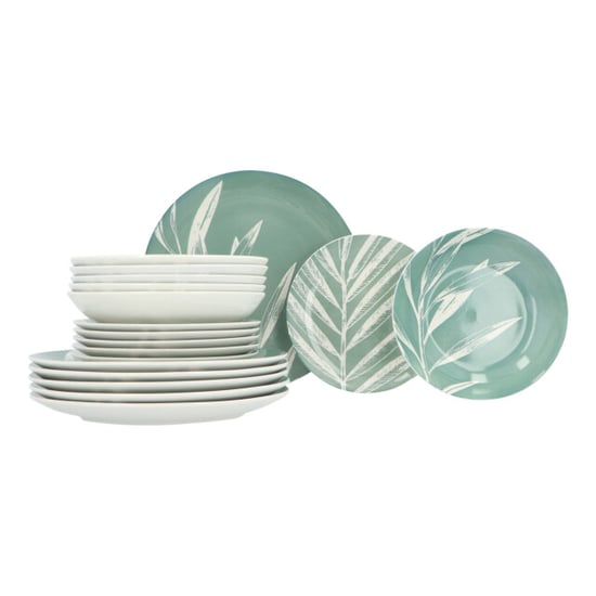 Secret de Gourmet Porseleinen serviesset plant 18-delig servies 6 persoons - Image 1