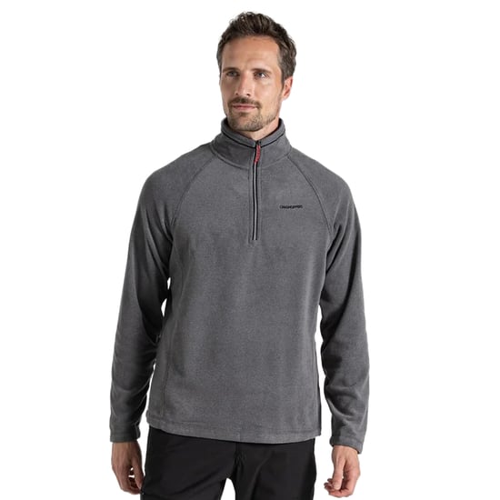 Craghoppers Heren Corey VI Half Zip Fleece Top (Zwarte Pepermergel) - Image 1