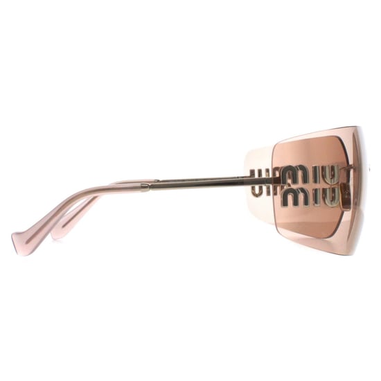 Miu Miu Rimless Womens Pale Gold Pink Mirror MU54YS - Image 4