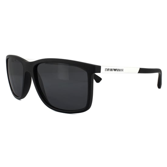 Emporio Armani Zonnebril 4058 5063/81 Zwart Rubber Grijs Gepolariseerd - Image 2