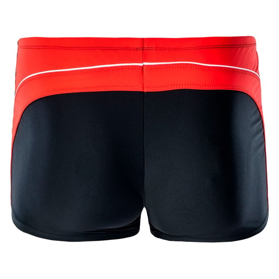 Aquawave Heren Helder Zwemshort (Zwart/Vuurrood) - Image 2