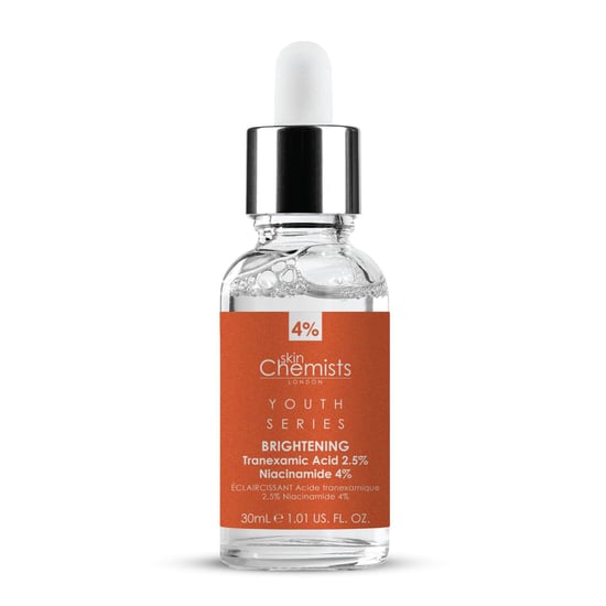 skinChemists Tranexamic Acid 2.5%, Niacinamide 4% Anti-Ageing Brightening Serum 30ml for Large Pores, Uneven Skin Tone - Image 4