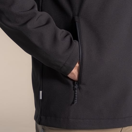 Craghoppers Mens Expert Soft Shell Jacket (Black) - Image 4