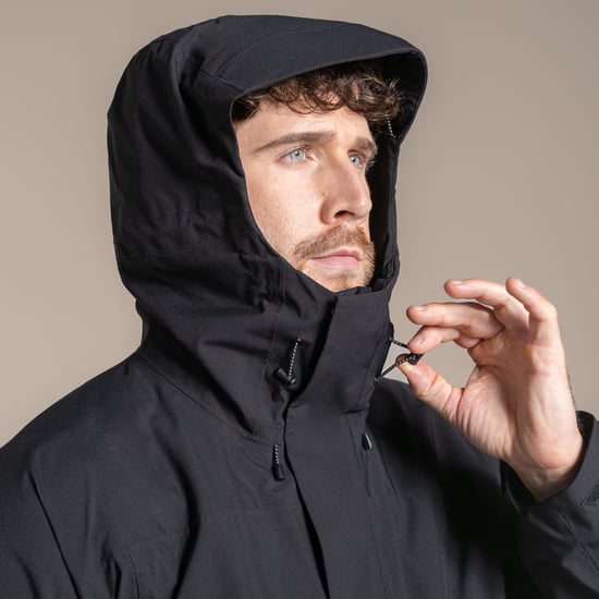 Craghoppers Mens 3 in 1 Waterproof Jacket (Black) - Image 3