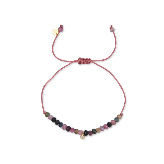 Luxenter, Kasai armband in 925 sterling zilver en 18K geel goud verguld Veelkleurig kristal - Image 3