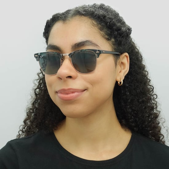 Ray-Ban Sunglasses Clubmaster 3016 125571 Spotted Grey Green Dark Grey Gradient - Image 5