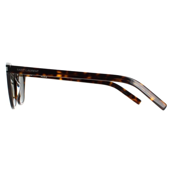 Saint Laurent Square Unisex Mörk Havana Grå SL 28 SLIM Solglasögon - Image 3