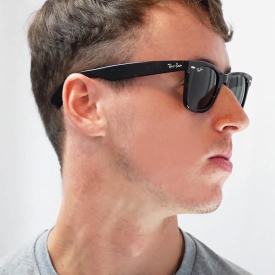 Ray-Ban Rectangle Unisex Havana Brown Gradient Sunglasses - Image 6