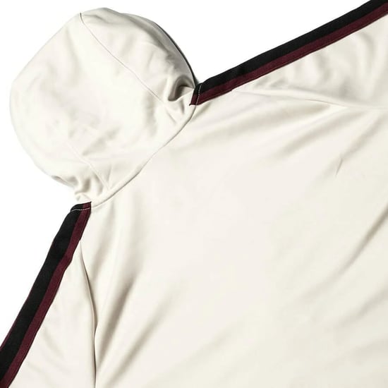 Nike Mens Cream Poly Hooded Tracksuit - Image 3