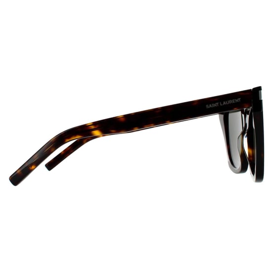 Saint Laurent Cat Eye Womens Havana Grey Sunglasses - Image 4