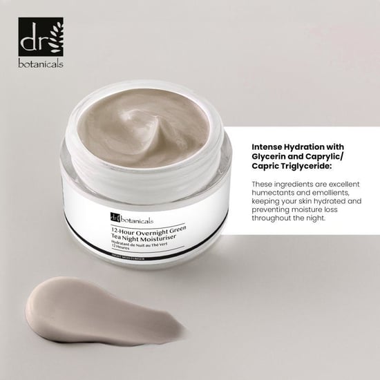 Dr. Botanicals 12-Hour Overnight Anti-Ageing Green Tea Night Moisturiser 50ml for Fine Lines, Wrinkles, Dryness - Image 5