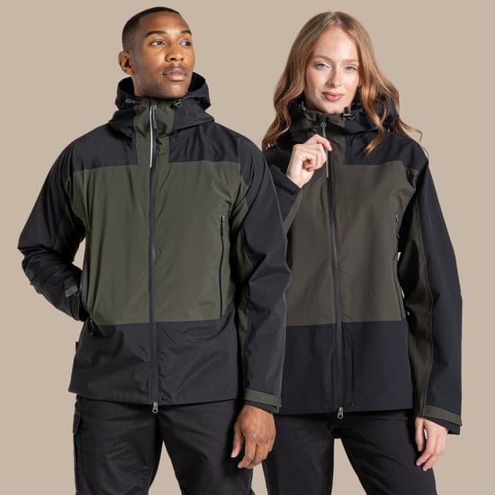 Craghoppers Mens Expert Active Jacket (Dark Cedar Green/Black) - Image 1