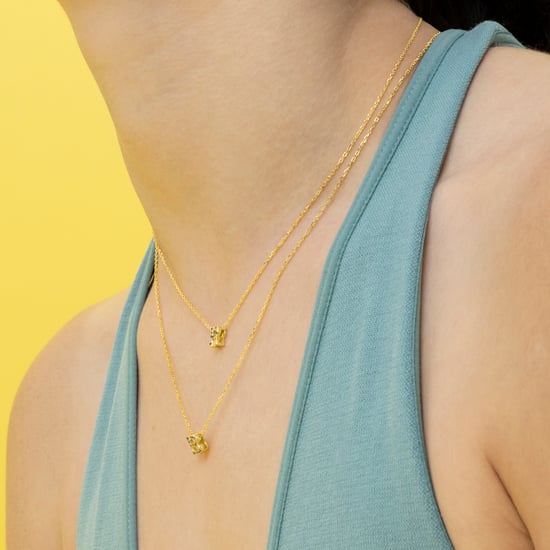 Luxenter Sterling Zilver 925 collier met Veelkleurige Zirkonia afgewerkt in 18K geel goud - Alfabet - Image 3