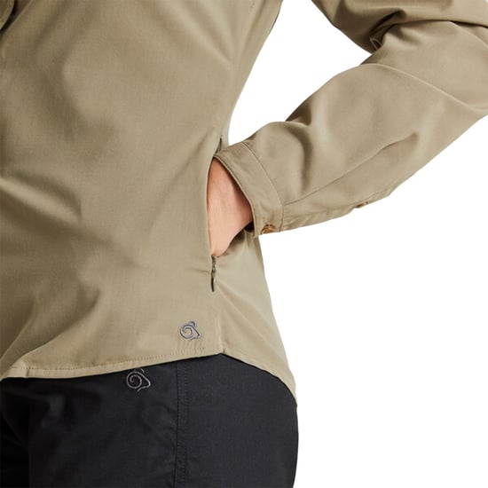 Craghoppers Dames/dames Expert Kiwi Shirt met lange mouwen (Kiezelsteentjes) - Image 3