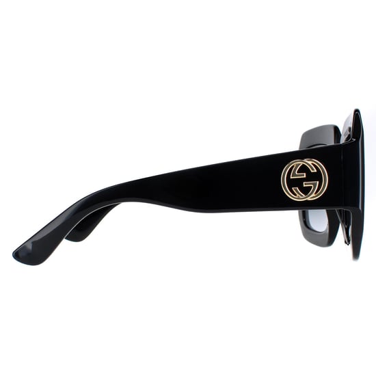 Gucci Square Womens Black Grey GG0053SN - Image 4