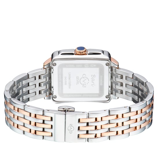 Bari Tortoise, Swiss Quartz Watch, White MOP Dial, 316L Stainless Steel, and Sapphire Crystal - Image 2