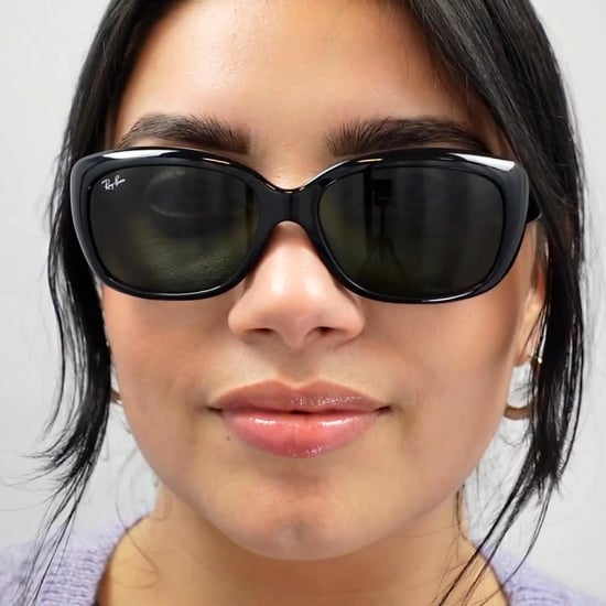 Ray-Ban Sunglasses Jackie Ohh 4101 601/T3 Shiny Black Grey Gradient Polarized - Image 6