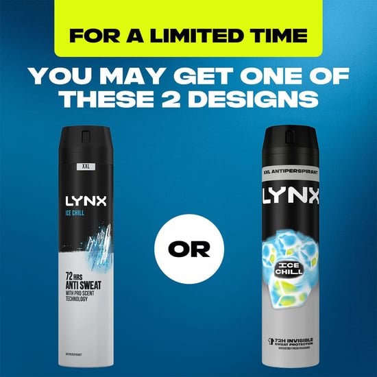 Lynx XXL Antiperspirant Deodorant Body Spray Ice Chill 72-Hour 250ml, 24Pack - Image 2