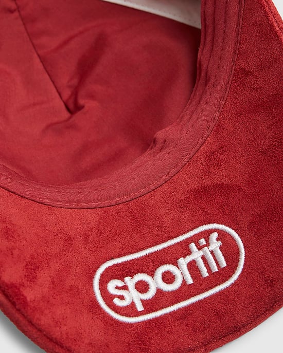 River Island Mens USA Cap Red Sanctuaire Embroidered Graphic - Image 3