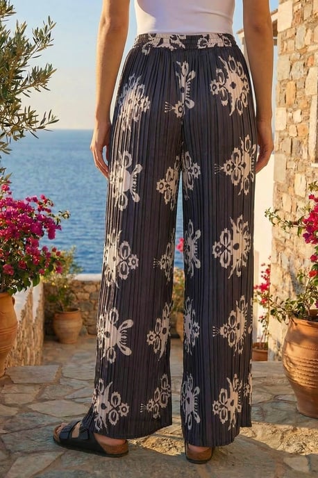 Floral Pleated Trouser - Image 3