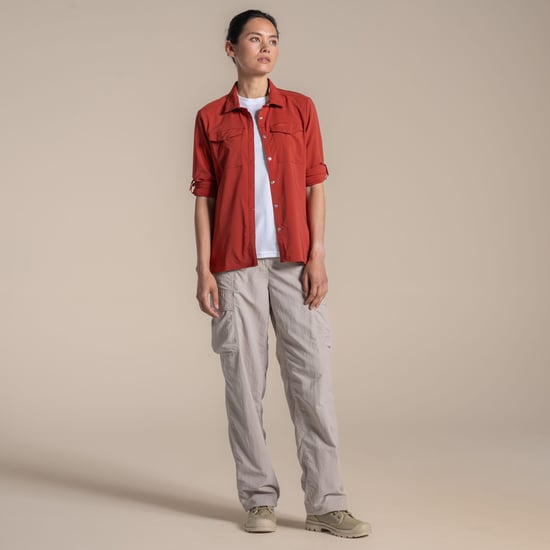 Craghoppers Womens/Ladies NosiLife Pro III Nosilife Long-Sleeved Shirt (Cinnabar) - Image 1