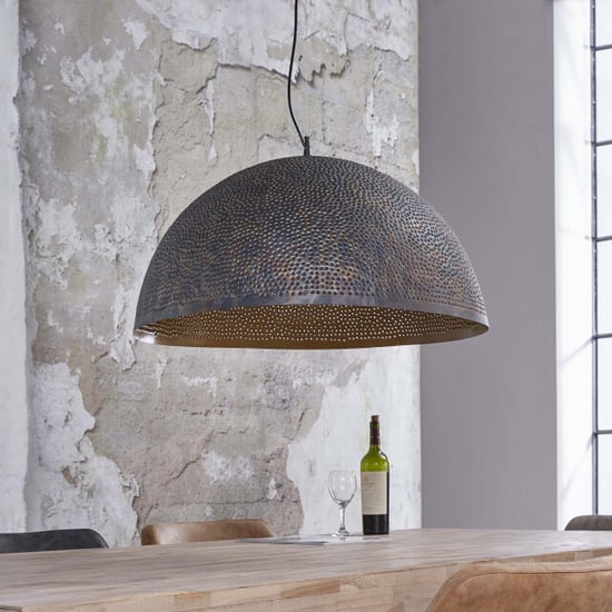 Hoyz Hoyz hanglamp Ø70 half ronde metalen hanglamp transparant - Image 5
