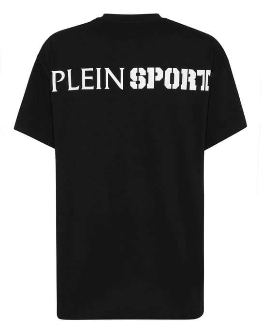 Vanlig t-shirt med skrapmönster - Image 4