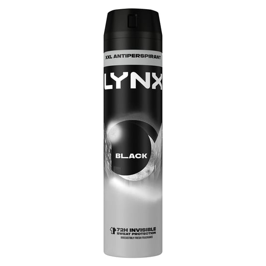 Lynx XXL Black 72H Sweat Protection Anti-Perspirant Deodorant 250ml - Image 1