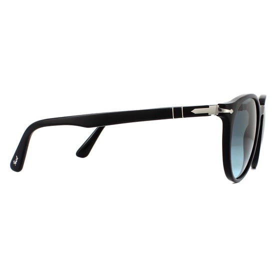 Persol Runda Unisex Svarta Azure Gradient Blå Solglasögon - Image 4