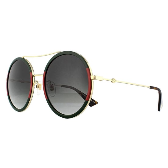Gucci Sunglasses GG0061S 003 Gold Green and Red Green Gradient - Image 2