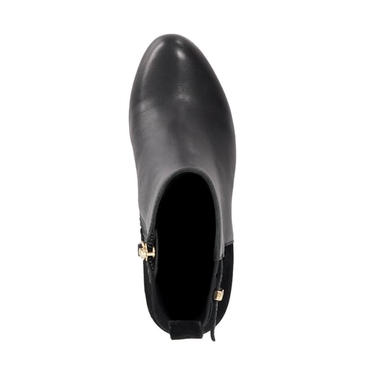 Dune Ladies Olens - Leather Buckle Detail Heeled Boots - Image 4