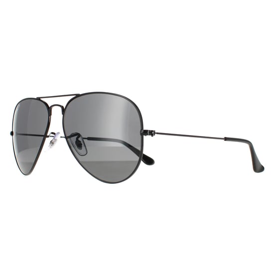 Ray-Ban Aviator Unisex Polished Black/Black Polarized Aviator 3025 Sunglasses - Image 2
