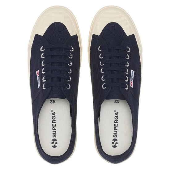 Superga Unisex Adult 2390 Military Trainers (Navy/Off White) - Image 3