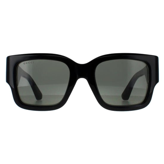 Gucci Vierkant Vrouwen Zwart met Havana Grijs GG1663S - Image 1
