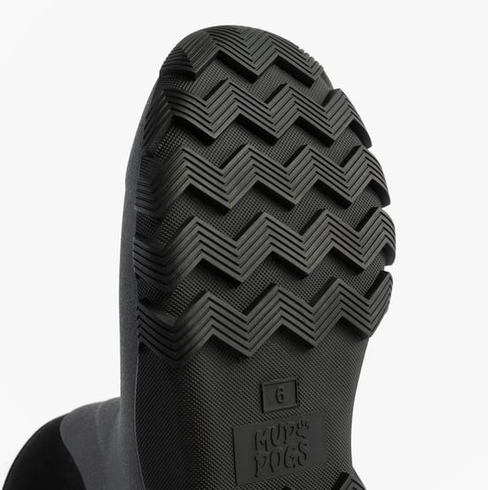 Mud Dogs RUTLAND SHORT Unisex Neoprene Wellington Boots Black - Image 3