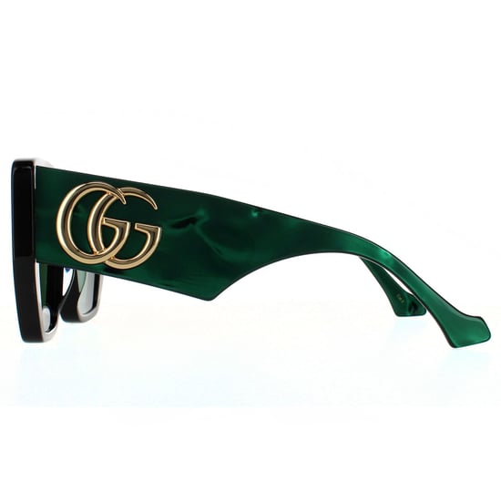Gucci zonneBril GG0956S 001 Zwart en groene werveling Green - Image 3