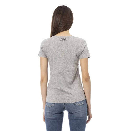 Grijze Korte Mouwen Graphic T-shirt - Image 3