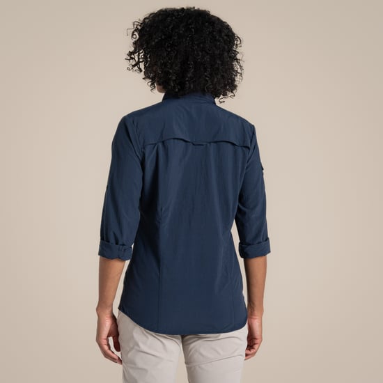 Craghoppers Dames/Dames Adventure III Nosilife Shirt Met Lange Mouwen (Blauwe Marine) - Image 3