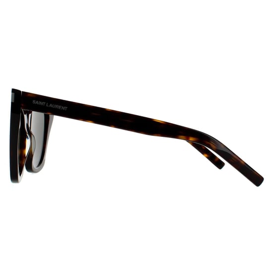 Saint Laurent Cat Eye Womens Havana Grey Sunglasses - Image 3
